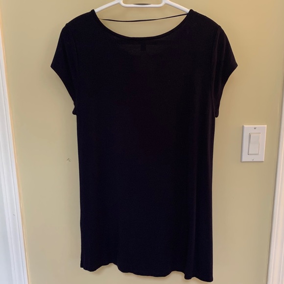 2/$30 Cable and Gauge Navy Knit Top - Picture 2 of 6